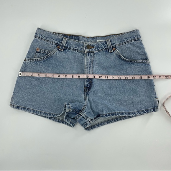 Levi’s Vintage 912 High Rise White Tab Y2K Shorts 28 - Picture 5 of 10